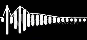 audio wave Visualization of voice record. soundwaves effect music equalizer audio spectrum , Formats UHD, 4K 30 fps