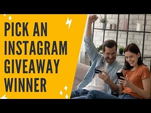 HOW TO EASILY CHOOSE A WINNER FOR AN INSTAGRAM GIVEAWAY