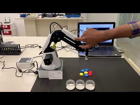 OpenCV, Python & custom Dobot APIs for Color based automated Robotic binning