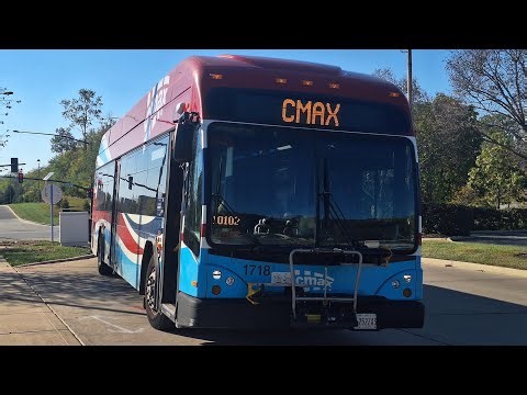 COTA || 2017 Gillig Brt plus CNG '40 || #1718 || CMAX BRT || The ride