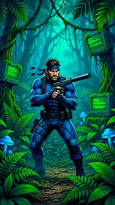 METAL GEAR METALLIC SNAKE MGS SOLID SNAKE AI ABILITIES DARK FOREST BLUE SNEAKING SUIT CAMOUFLAGE NEW