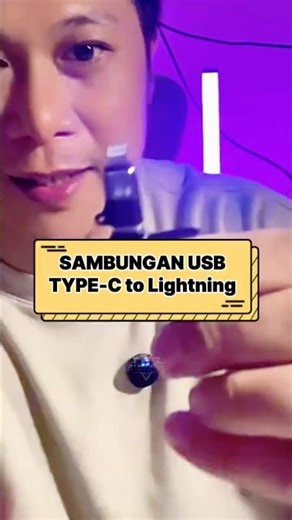 USB Type C to Lightning cable connection #reaction #productreview #connection #usb