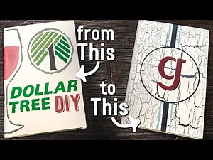Easy Dollar Tree DIY with Stencils | Upcycle a $1.25 Book for a Personalized Gift