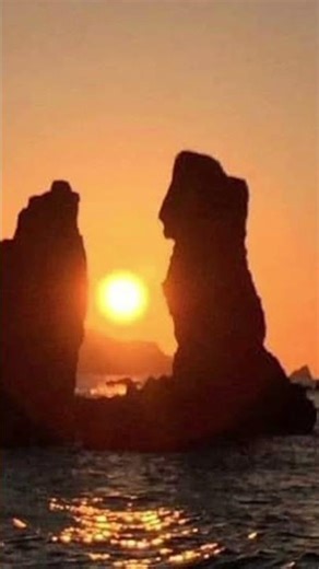 山口県長門市夫婦岩 #山口県 #パワースポット #癒し #観光 #長門市#夫婦岩