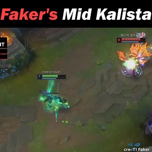 Faker's Mid Kalista #faker | Faker - League of Legends: Wild Rift Funny Moments