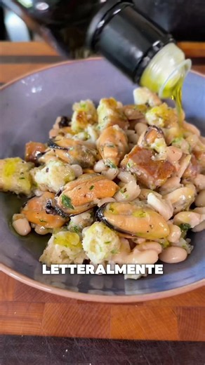 Insalatona cozze e fagioli #ricetta #cozze #fagioli #cucinaitaliana | Italian food