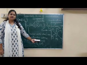 Chemistry Class -12th Definition of coordination compound, important terms of coordination compounds
