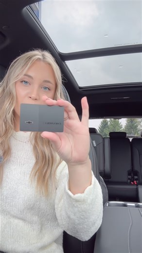 Sparta Chevrolet on Instagram: "Testing out Chevrolet’s new key cards! 💳 They allow the driver to lock, unlock, and start the vehicle just like your traditional key *𝘊𝘶𝘳𝘳𝘦𝘯𝘵𝘭𝘺 𝘢𝘷𝘢𝘪𝘭𝘢𝘣𝘭𝘦 𝘰𝘯 𝘴𝘦𝘭𝘦𝘤𝘵 𝘯𝘦𝘸 𝘮𝘰𝘥𝘦𝘭𝘴. #chevrolet #spartachevy #keycard #traverse"