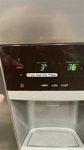 #Frigidaire gallery series reset water filter display! TOOK ME forever to find! #model FGHC2331PFCA
