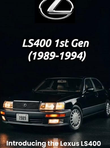 Lexus LS Evolution from 1989 to 2026