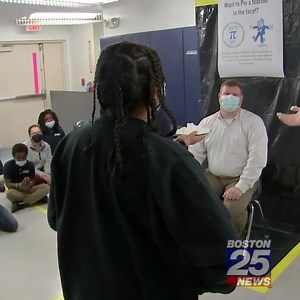 7.6K views · 86 reactions | It was Pi Day at Roxbury Prep Charter School on Monday. To celebrate, students who accurately recited the most digits of the mathematical constant Pi got a chance to throw whipped and shaving cream pies in their teachers’ faces. H/T to all teachers who make learning exciting. #piday #teachersofinstagram #teacher #student #education #boston #learning | Boston 25 News | Facebook