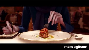 Ratatouille (2007) - Anton Ego Tastes Ratatouille - Flashback Scene [HD] on Make a GIF
