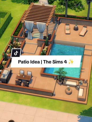 Creative Patio Ideas in The Sims 4