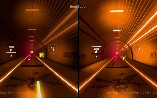 简单折腾下，就能提高Quest 2 VR在一体机模式下直接运行时的画质