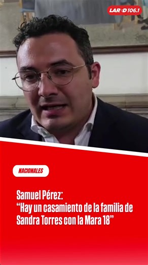 Declaraciones de Samuel Pérez sobre la bancada UNE