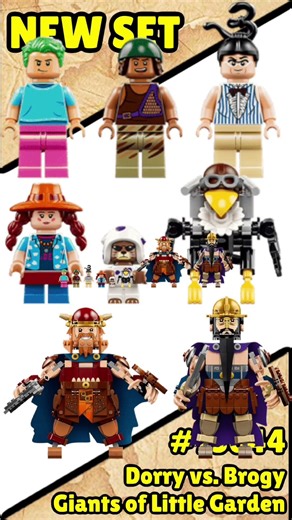 NEW LEGO SET | Dorry vs. Brogy – Giants of Little Garden 75644 | #lego #onepiece #new #news