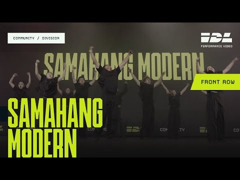 Samahang Modern Front Row | IDL Launch 2025 Community Division