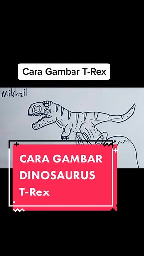 Cara Gambar T-Rex: Tutorial Mudah dan Lucu
