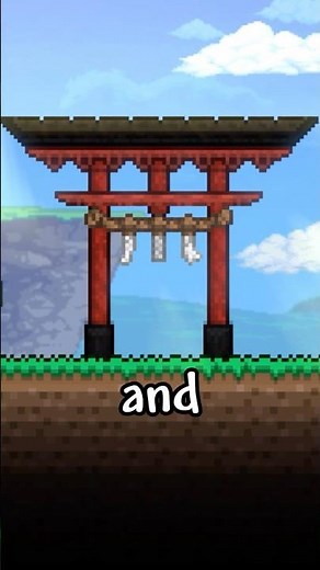 Quick Torii Gate Building Tips in Terraria ⛩️ #terraria