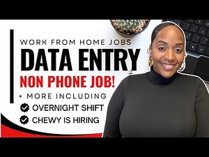 🙌🏾 Data Entry NO PHONE! + 2nd Shift & Overnight | Work From Home Jobs 2026