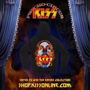 Enter For A Chance To Win A KISS Psycho Circus Prize Pack! Pack includes the Limited Edition Silver LP, Limited Edition Picture Disc, Corn Hole Game & Much More! No purchase necessary. Void in Quebec and where prohibited. Open to legal residents CA (excl. Quebec) & 50 U.S. D.C., 18 . Ends 10/29. Limit: 1 Entry/person. Sponsor: Bravado. See Official Rules for more info. https://shopkissonline.com/pages/psycho-circus-prize-draw | KISS