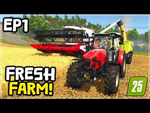 STARTING A FRESH FARM - Hard Mode - FS25 - Episode 1