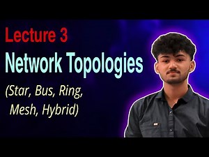C N Lecture 3. Network Topologies | Star, Bus, Ring, Mesh, Hybrid | 🔥Nextera Tech🔥.