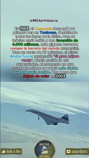 Concorde 1969: El día que el mundo se volvió supersónico ✈️🚀