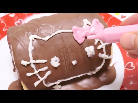 🍫Buche de Noel Easy Cooking with Hello Kitty Chocolate Egg Shell