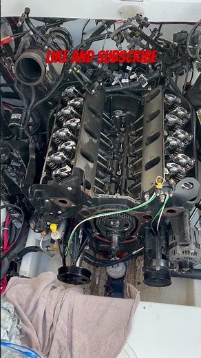 BBC 496 8.1 Vortech cam install update Raylar Mercruiser