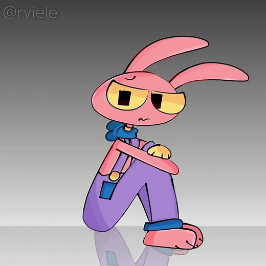 Evil Jax cries 🥹 (jealous jax AU) | #tadc #animation #rviele #funnybunny #eviljax #evilpomni