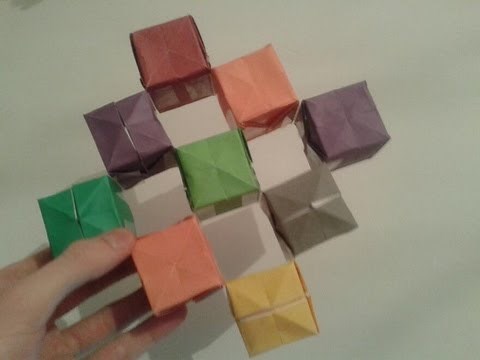 Origami Magic Cubes