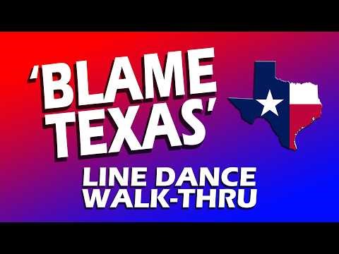 Blame Texas Line Dance Walk-Thru