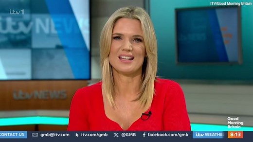 Charlotte Hawkins co-presents ITV's Good Morning Britain