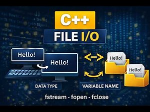 Reading and Writing to and from Files in C++ | fstream