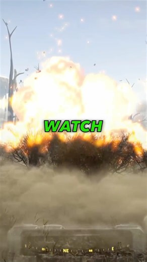 Have you seen this random explosion in Fallout 4? #fallout4 #fallout #fallout4gameplay