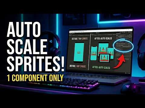 How to Scale Sprites for ANY Screen Size in Unity (No Stretching) || ‪@genzunitydev‬ #youtube