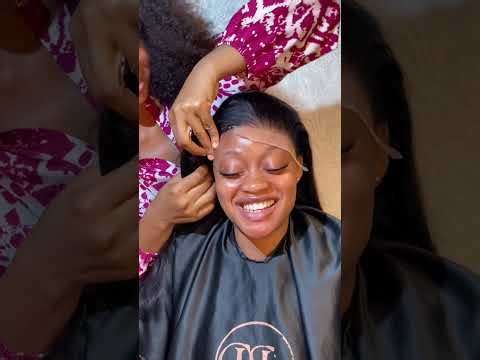 How to install a closure wig to look like frontal. Step by step #frontalinstallation #learning 