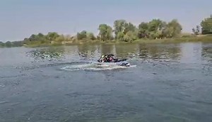 Just another crazy motorsport! Thanks Chris Munro for the experience...damn cool to do it on the Snake river. | Larson Race Cars