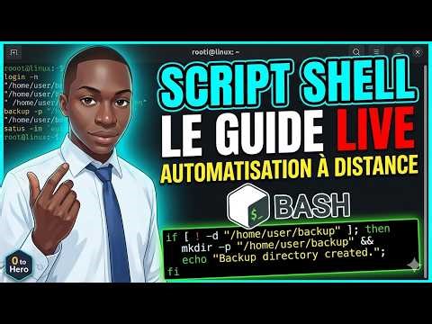 APPRENDRE LE SCRIPT SHELL (LIVE)