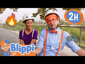 Blippi and Meekah Ride Cool Bikes! | Educational Kids Videos | Fun with Blippi