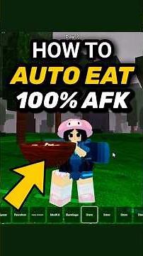 🥙HOW TO AUTO EAT in 99 Nights in the Forest #99nightintheforest #99nights