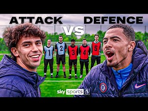 Joao Felix VS Levi Colwill | Chelsea stars manage five-a-side teams in Attack vs Defence challenge!