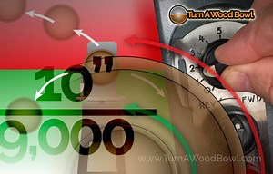 Safe Wood Lathe Speed (Calculate, Determine, Adjust RPM) - Turn A Wood Bowl