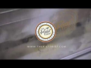 Kief Thief Dry Sift Extractor in action.
