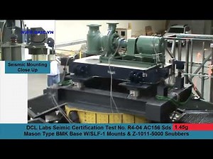 Spring Mounted Inertia Base Vibration Isolation Test Mason UK Ltd