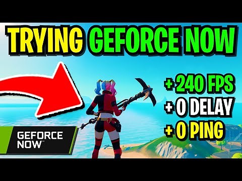 Trying Geforce Now Fortnite 🔥 (Best Fortnite Season 7 Geforce Now Settings)