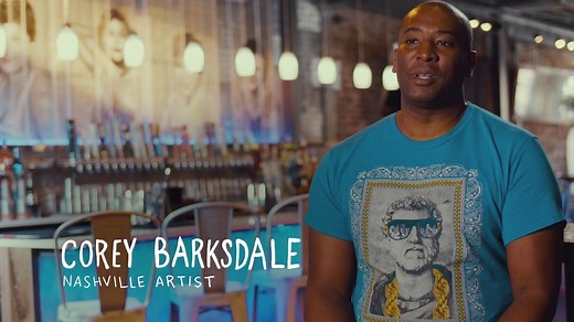 Meet Corey Barksdale, one of the amazing artists who make every Mellow Mushroom different, diverse and local. | Mellow Mushroom