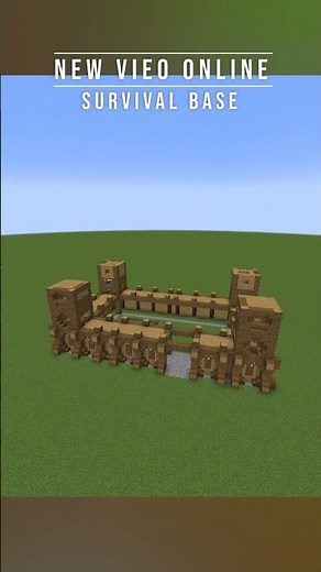 Minecraft - How to build a Big Survival Base #house #minecraft #tutorial #minecraftshorts #mindset