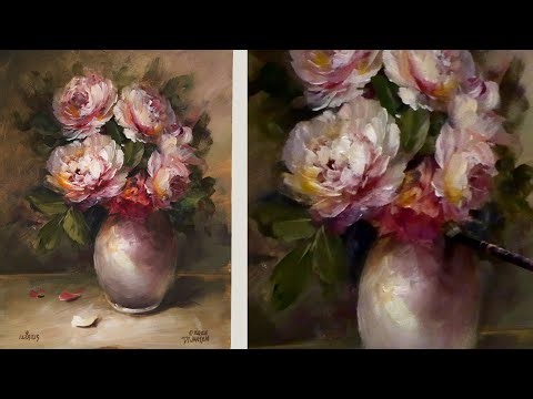 How to Master Rose and Floral Techniques with a Casual Brush